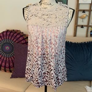 Venice Lace Detailed Top
